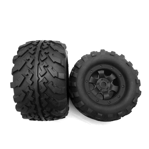160mm x 85mm Black Beadlock Tire (Pair)