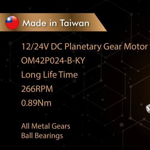 258RPM Planetary GearMotor