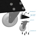 2,9'' schwenkbares Lenkrollenrad 