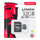 Tarjeta de Memoria Kingston SD/MicroSD de 32 GB con Adaptador