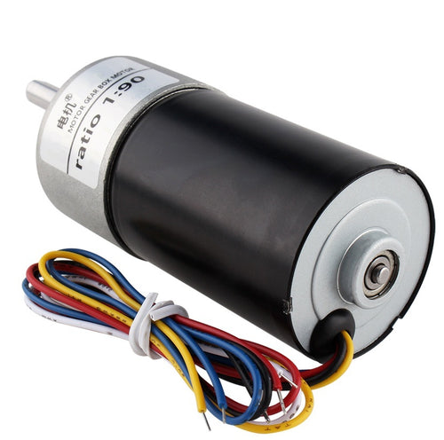36D Long life brushless DC geared motor, 24V 90RPM