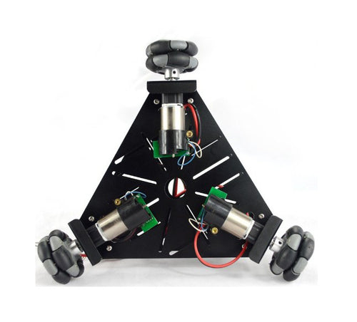 Chassis de Robot Triangular Omni-Direccional 3WD 48mm