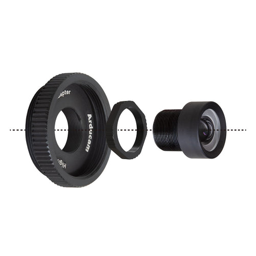 50° M12 Lens Bundle for Raspberry Pi HQ Camera, w/ Portable Tripod Stand
