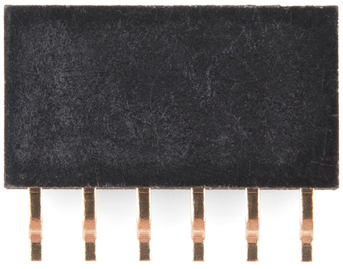 Conector Hembra de 6 pines SMD en Ángulo Recto