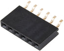 Conector Hembra de 6 pines SMD en Ángulo Recto