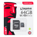 Kingston 64GB SD/MicroSD Memory Card w/ Adapter
