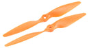 Par de Hélices Multirrotor en Sentido Antihorario Naranja de 8" x 4,5"