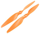 Par de Hélices CW Multirotor Naranja de 9" x 4,5"