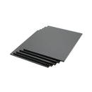 Acryl 3mm Blatt 4'' x 5'' Schwarz (5 Stück)