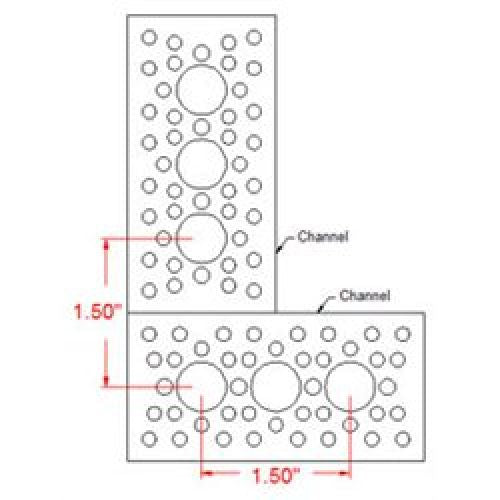 Support en Aluminium 18" Actobotics