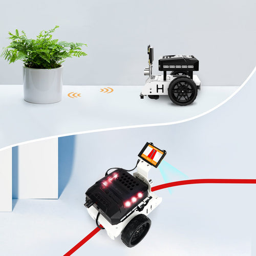 AiNova Vision Robot Car Graphic Scratch and Python Program with WonderCam