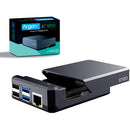 Argon NEO Raspberry Pi 4B Heatsink Case, Supports Fan, Camera & LCD Display