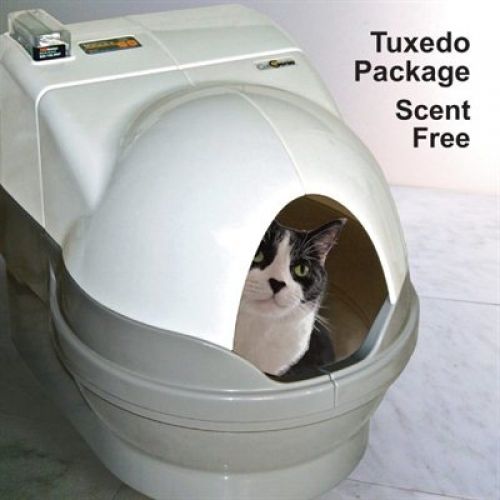 Petnovations CatGenie 120 Cat Litter Box SCENT FREE (Tuxedo)