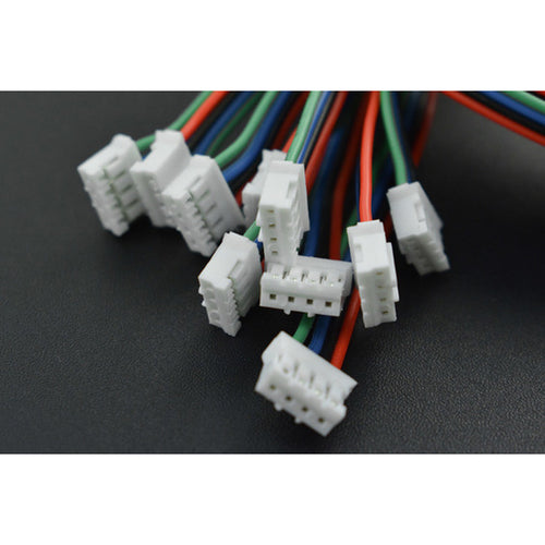 DFRobot 50cm Gravity 4-Pin I2C / UART Sensorkabel für Arduino (10x)
