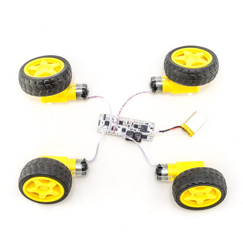DIY Smartphone bluetooth controlled 4WD Car chassis KIT