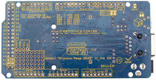 Microcontrôleur Compatible Arduino Ethernet EtherMega