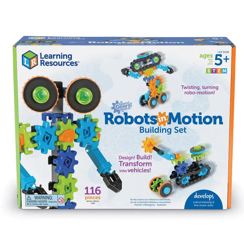 Ensemble de Construction Robots en Mouvement: Gears ! Gears ! Gears !