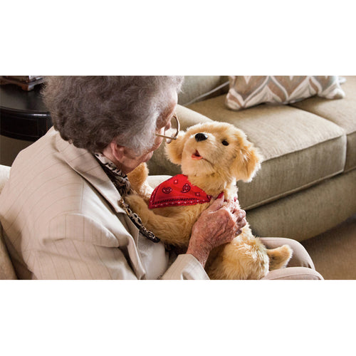 Chien Robot Interactif Doré Ageless Innovations