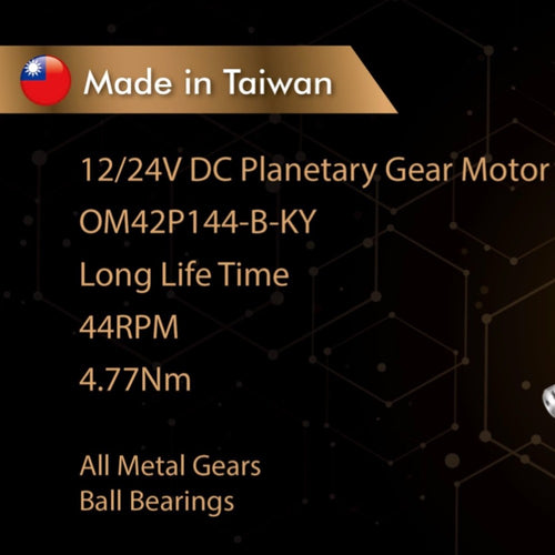 High Power 43RPM GearMotor DC12V