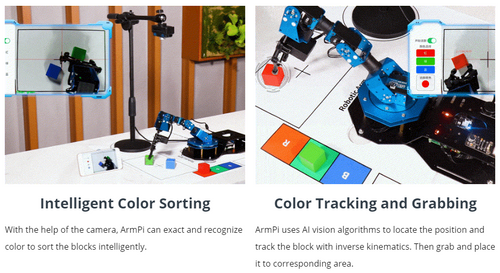 Hiwonder ArmPi Raspberry Pi 4B AI Vision Robotic Arm/ Python Program