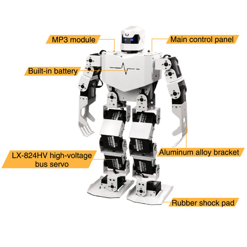 Hiwonder H5S Intelligent Humanoid Robot Dance and Sing