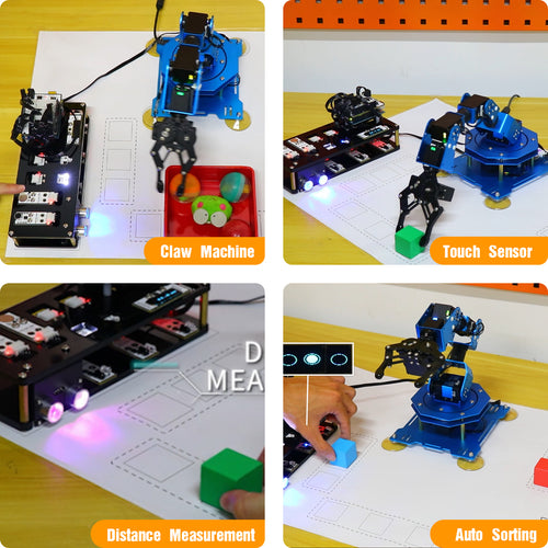 Hiwonder xArm UNO Robotic Arm with Arduino Development Sensor Kit