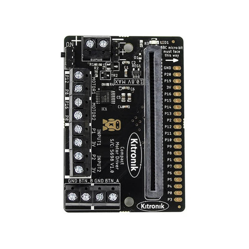 Carte de commande de moteur compacte Kitronik pour BBC micro:bit