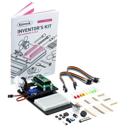 Kit de l'inventeur Kitronik pour Raspberry Pi Pico (20x)