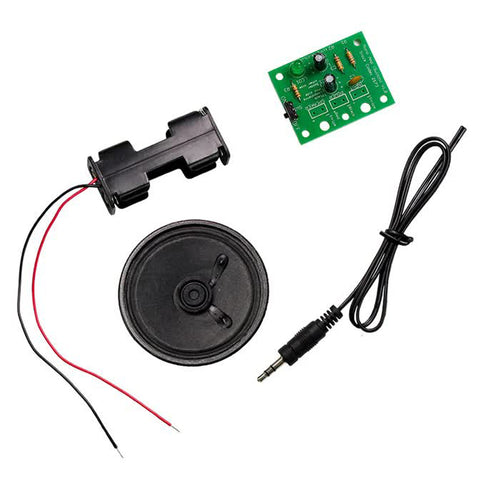 Kit d'amplificateur mono Kitronik avec interrupteur d'alimentation et voyant d'état