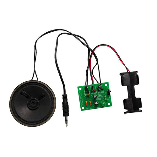 Kit d'amplificateur mono Kitronik avec interrupteur d'alimentation et voyant d'état