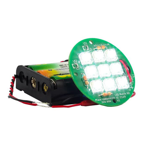Kit de lampe matricielle LED ronde 5V Kitronik