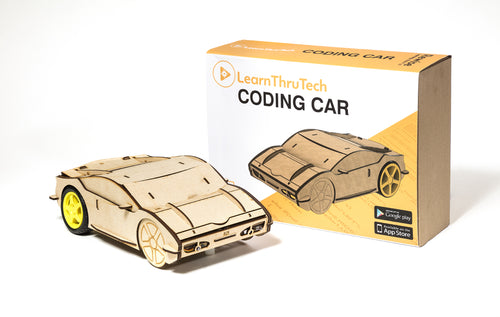 LearnThruTech Remote Control Coding Car Kit | STEM Kit | Build Your Own | Eco-Friendly Educational Toy