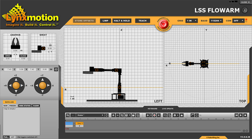 Lynxmotion (LSS) - LSS FlowArm App (download)