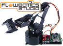 Lynxmotion AL5B 4DOFロボットアームSSC-32Uコンボキット（FlowBotics Studio）