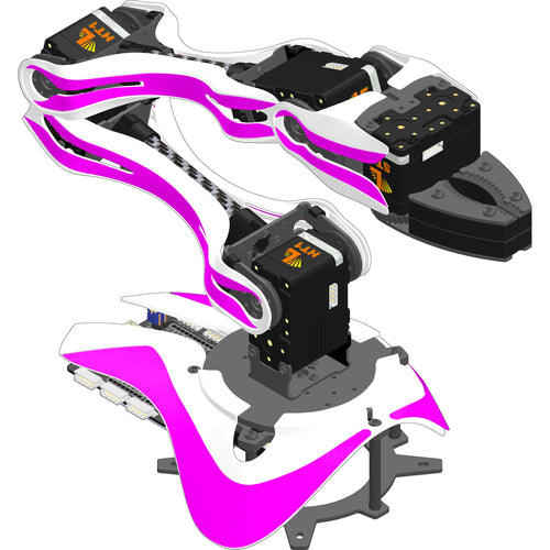 Lynxmotion (LSS) - 4 DoF Arm Pink Sticker Kit