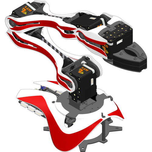 Lynxmotion (LSS) - 4 DoF Arm Red Sticker Kit