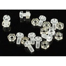Vis et Écrous Transparent en Nylon M3 x 6mm (10)