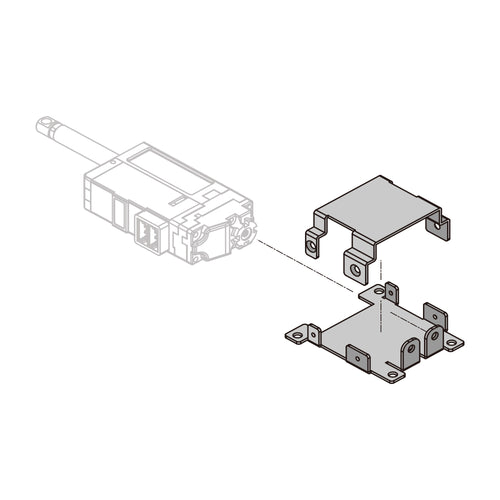 Metal Bracket(Lateral mounting) for 26 & 27mm Stroke mightyzap Linear Servo Actuator