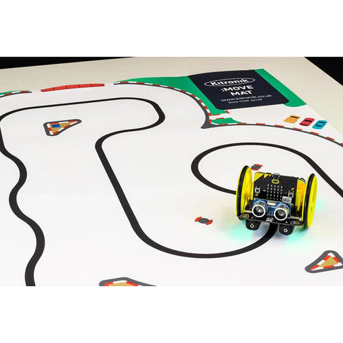 Kitronik: Suivi de ligne de tapis MOVE et cartes d'activité (taille A1)