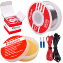 Kit de Alambre de Soldadura y Pasta de Colofonia Plusivo