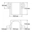 Pololu Micro Metal Gearmotor Mounting Bracket (Extended-Pair)