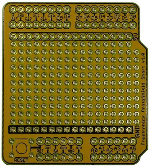ProtoShield Placa de Prototipos Corta para Arduino