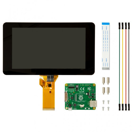 Kit de Débutant Raspberry Pi 2 avec 7 "LCD