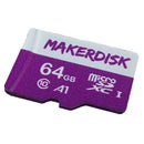 Raspberry Pi Approved MakerDisk microSD Card w/ RPi OS (64GB)
