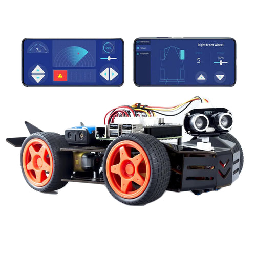 Kit de Robot para Coche Raspberry Pi Compatible c/ Pi 4B/3B+/3B