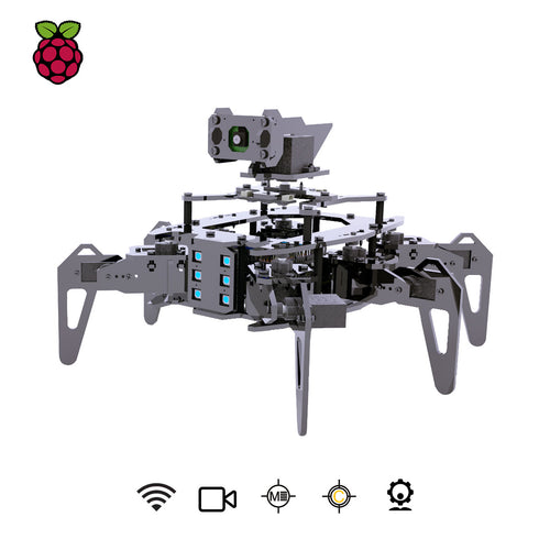 Adeept RaspClaws Hexapod Spider Roboterkit für Raspberry Pi