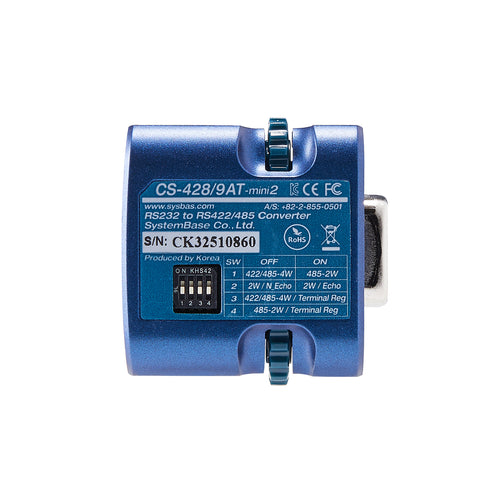 [SystemBase CS-428/9AT-mini2] Serial Converter Mini, RS232 to RS422/485