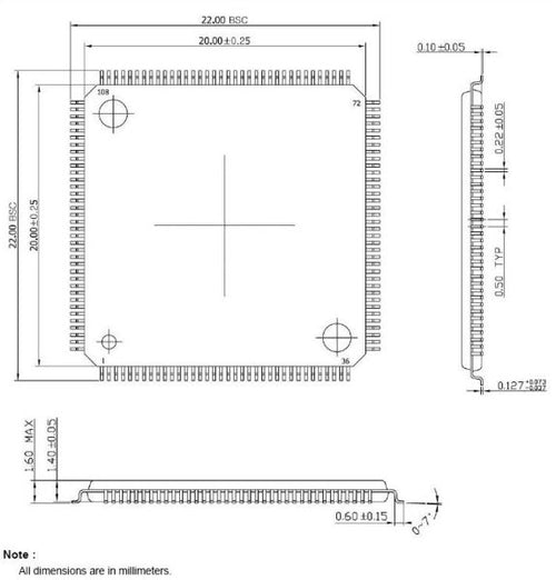 PCI to Quad UART with 256 Byte FIFO Bridge Controller - 60pcs Bundle
