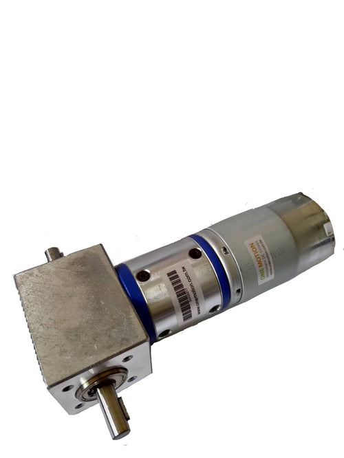 2 Way Output Shaft Right Angle GearMotor 125RPM , 2Nm , 42W ,
