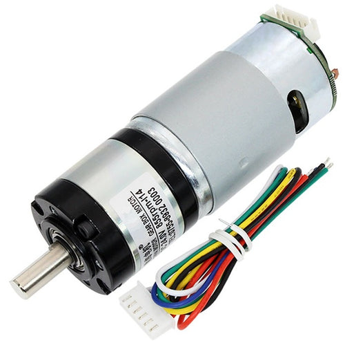 36D DC Planetary Gearmotor w/encoder - 12V 11.5RPM